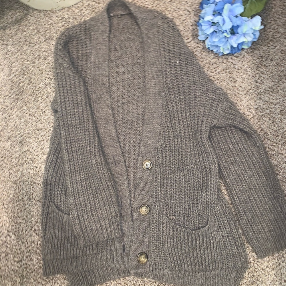 Grey Knit Sweater